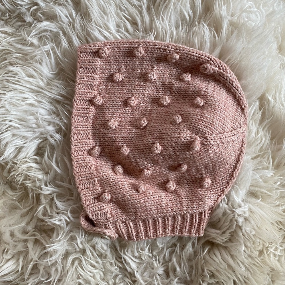 Misha and Puff Popcorn Bonnet